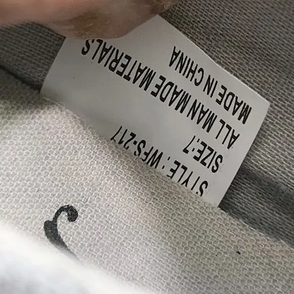 Womens Soles Mates Sz 7 012040 Gray Canvas Lightweight Comfortable Slip In Shoes - Picture 7 of 8